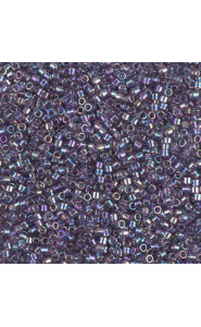 Miyuki delica beads 15/0 - Transparent light amethyst ab DBS-1245